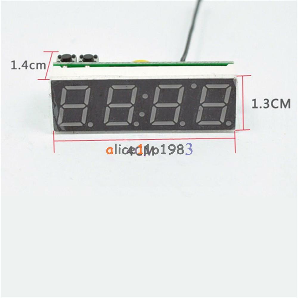 Red 3 in 1 LED DS3231SN Digital Clock Temperature Voltage Module DIY Electronic