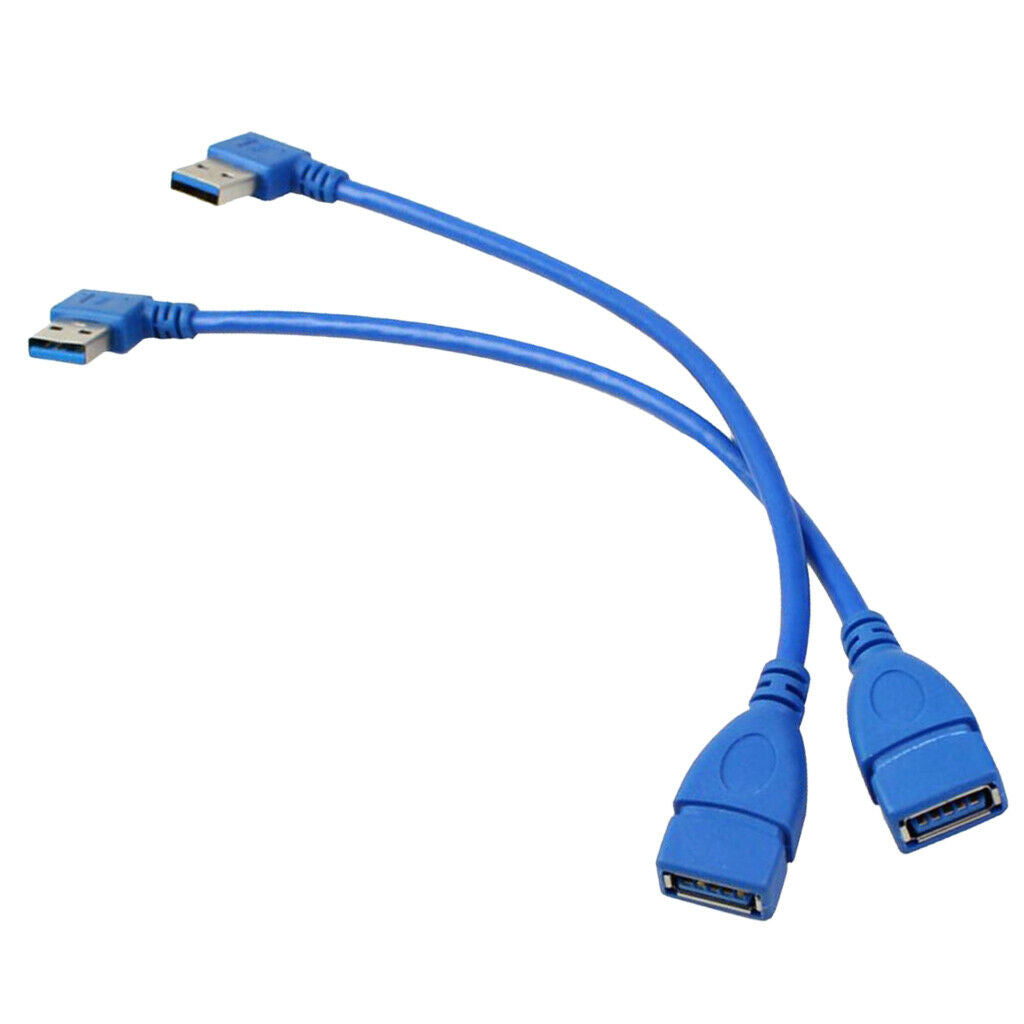 USB 3.0 Extension Cable Left & Right Angle 90 degree A Male to Female Cable