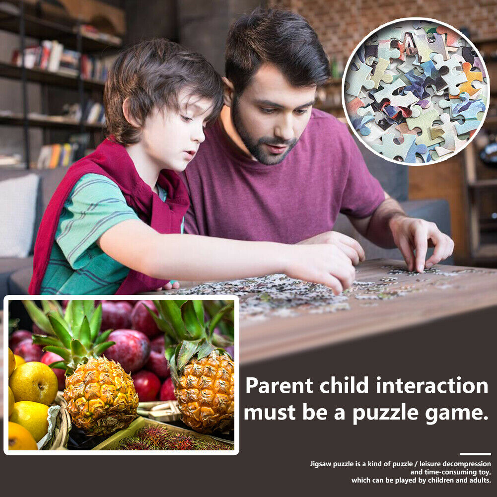 1000 Pieces DIY Paper Jigsaw Puzzle Fresh Fruits Assembling Picture Toys @