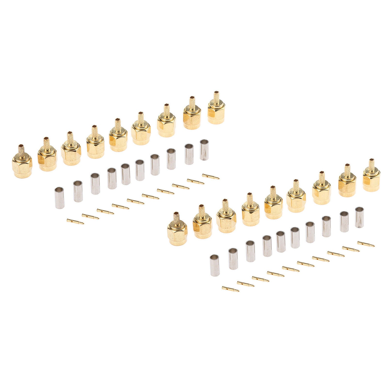 20Pcs Connector SMA Male Plug Pin Crimp For RG316 LMR100