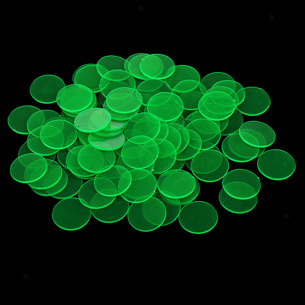 1000 Pieces Translucent Bingo Chip 3/4 Inch for Bingo Game Cards Games