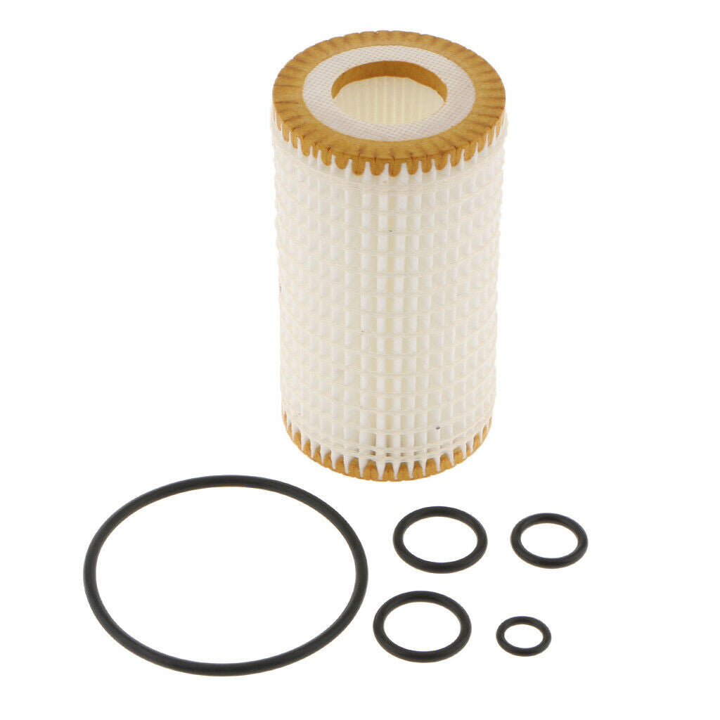 #0001802609 Engine Oil Filter +5x Gaskets For   C CL CLK CLS