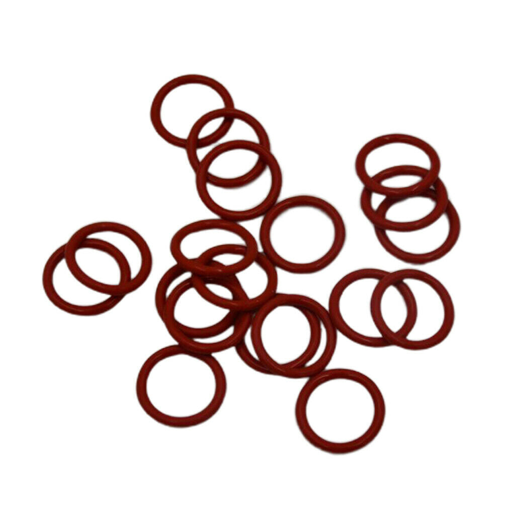 20x Orange Silicone Tube Damper Silicone Rings For 12AX7 12AU7 12BH7 EL84