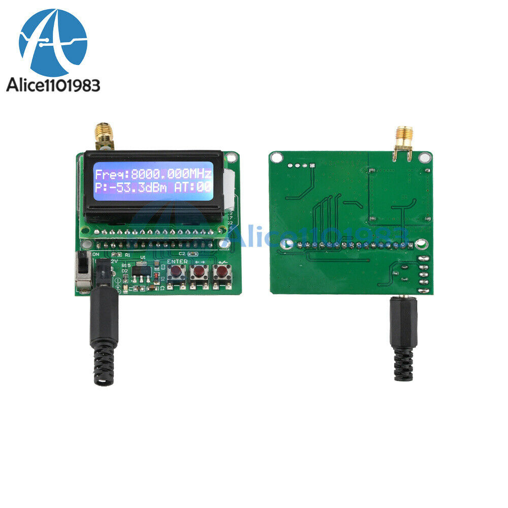-60dBm to -5dBm Power RF Meter Attenuation Digital Display Signal Strength Board