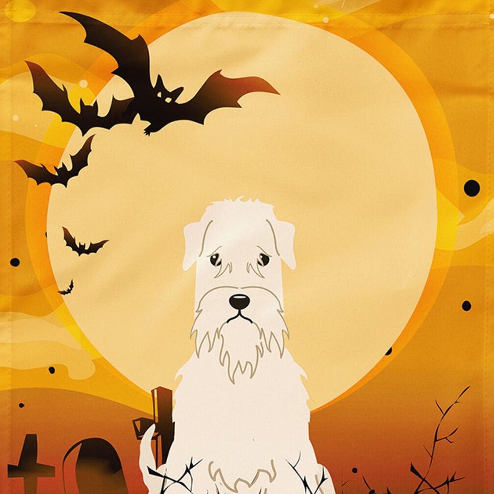 "Caroline's Treasures BB4327GF Halloween Soft Coated Wheaten Terrier Garden