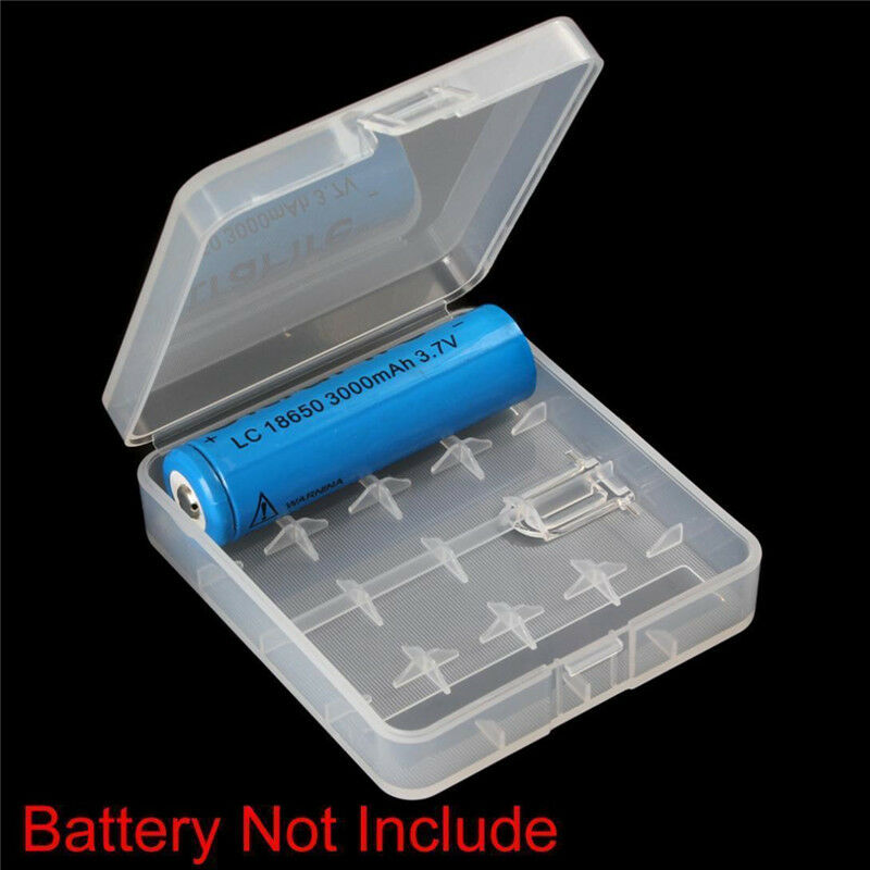 Portable Hard Plastic Battery Case Holder Storage Box for 4x18650 Batteries MF