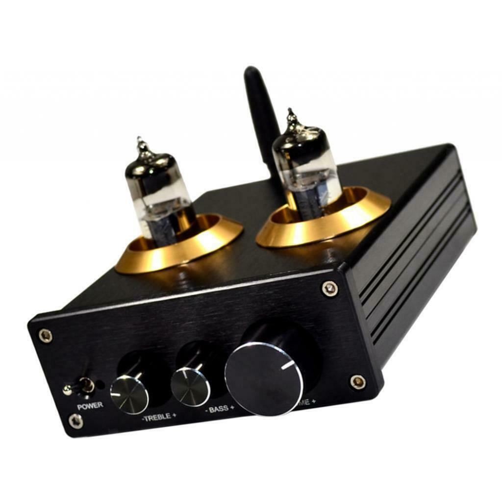 Bluetooth 4.2 Stereo Amplifier Receiver 2 Channel Hi-Fi Preamps for Home