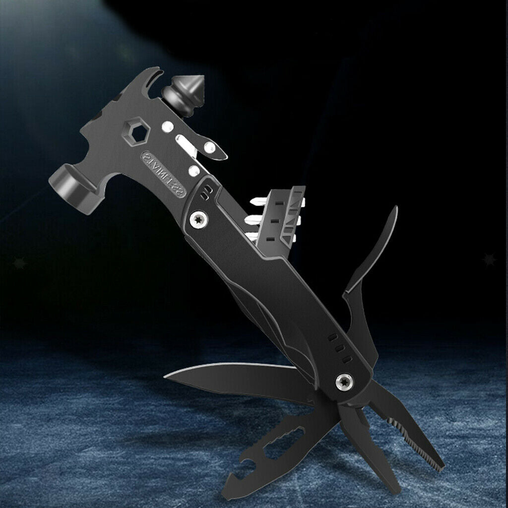 Multitool Hammer Camping Emergency Survival Tools for Outdoor Bottle Opener