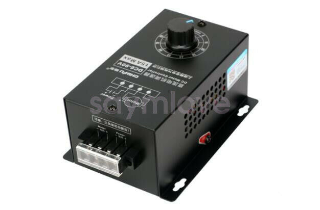 6-90VDC 15A 1000W Motor Speed Governor PWM Digital Controller Switch LED Display