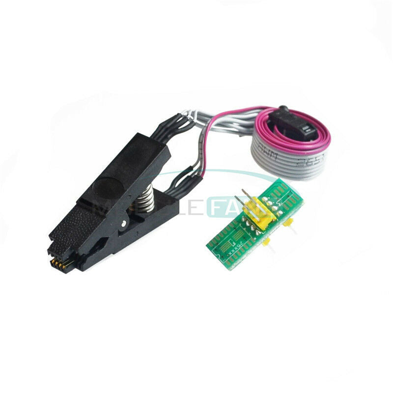 Flash Chip IC Test Clip + Adapters for Programming SOIC8 SOP8 BIOS/24/25/93 MF