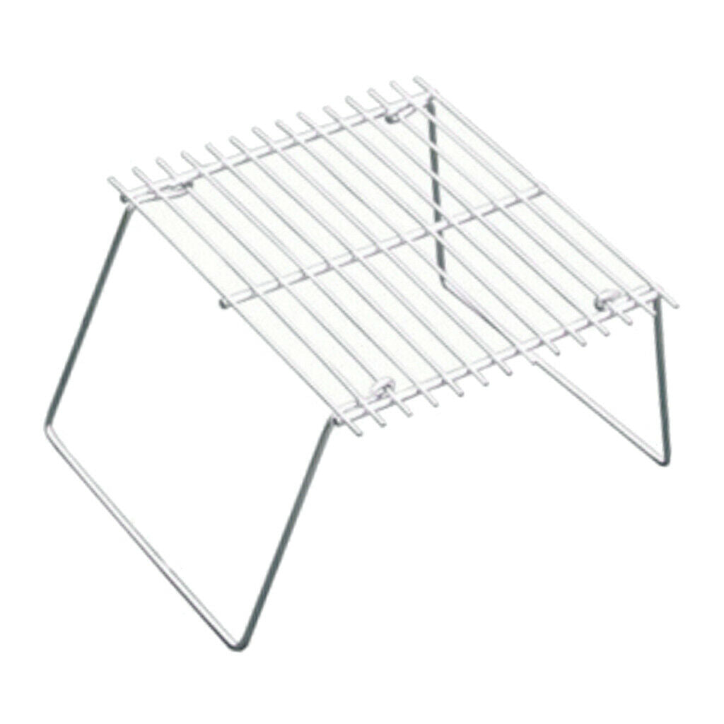 Portable Charcoal Barbeque Grill Stainless Steel for Outdoor Hiking BBQ