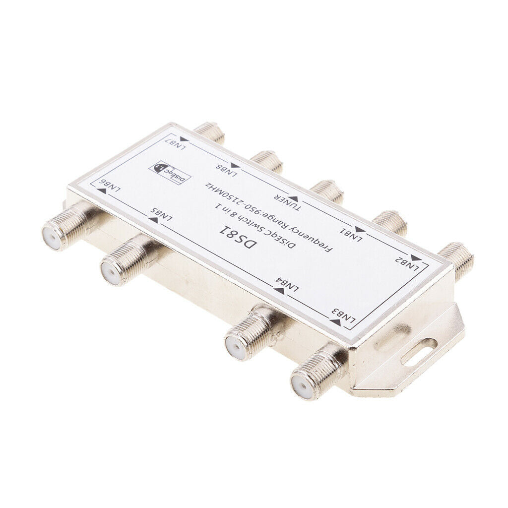 8x1 Diseqc Switch 8 Satellites in 1 Output Waterproof