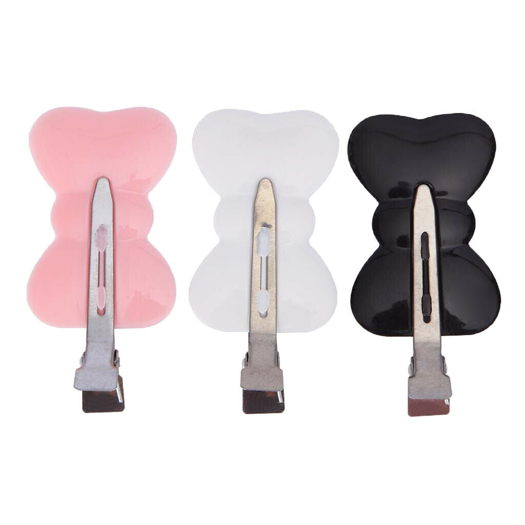 3Pcs/lot Hair Sectioning Pins Hairgrips Stainless Steel Duckbill Clips for