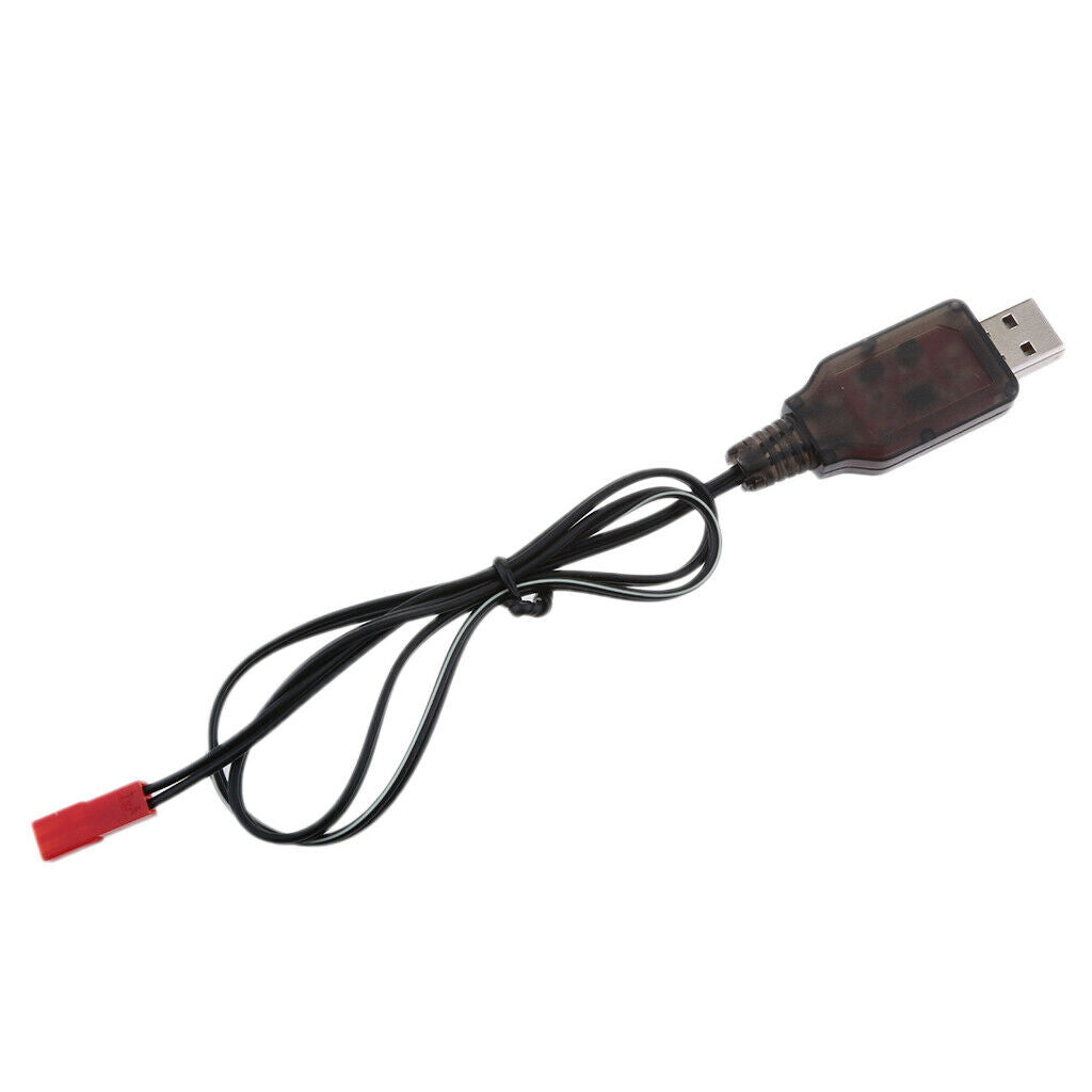 Premium 7.2v USB to JST-2P NI-MH/NI-Cd Battery Charging Cable for RC Toys