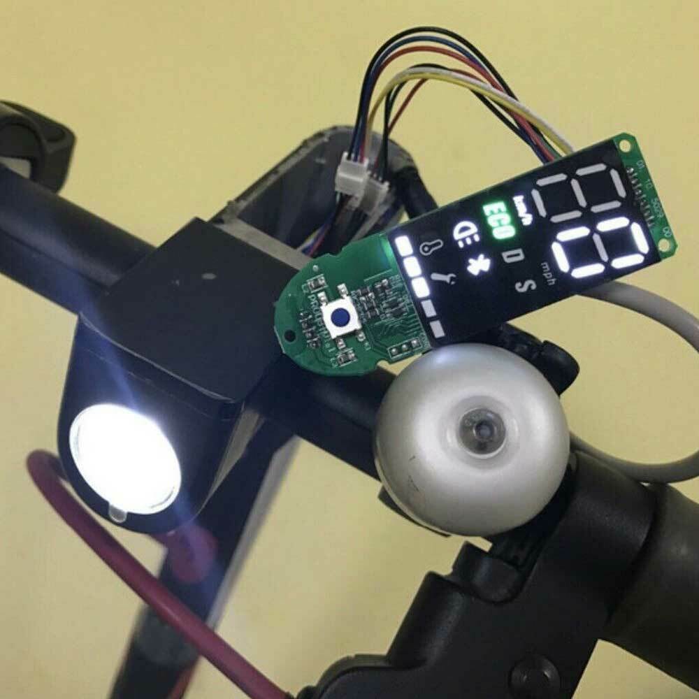 Scooter Circuit Board Set Electric Dashboard Replacement with Dashboard Cover LI