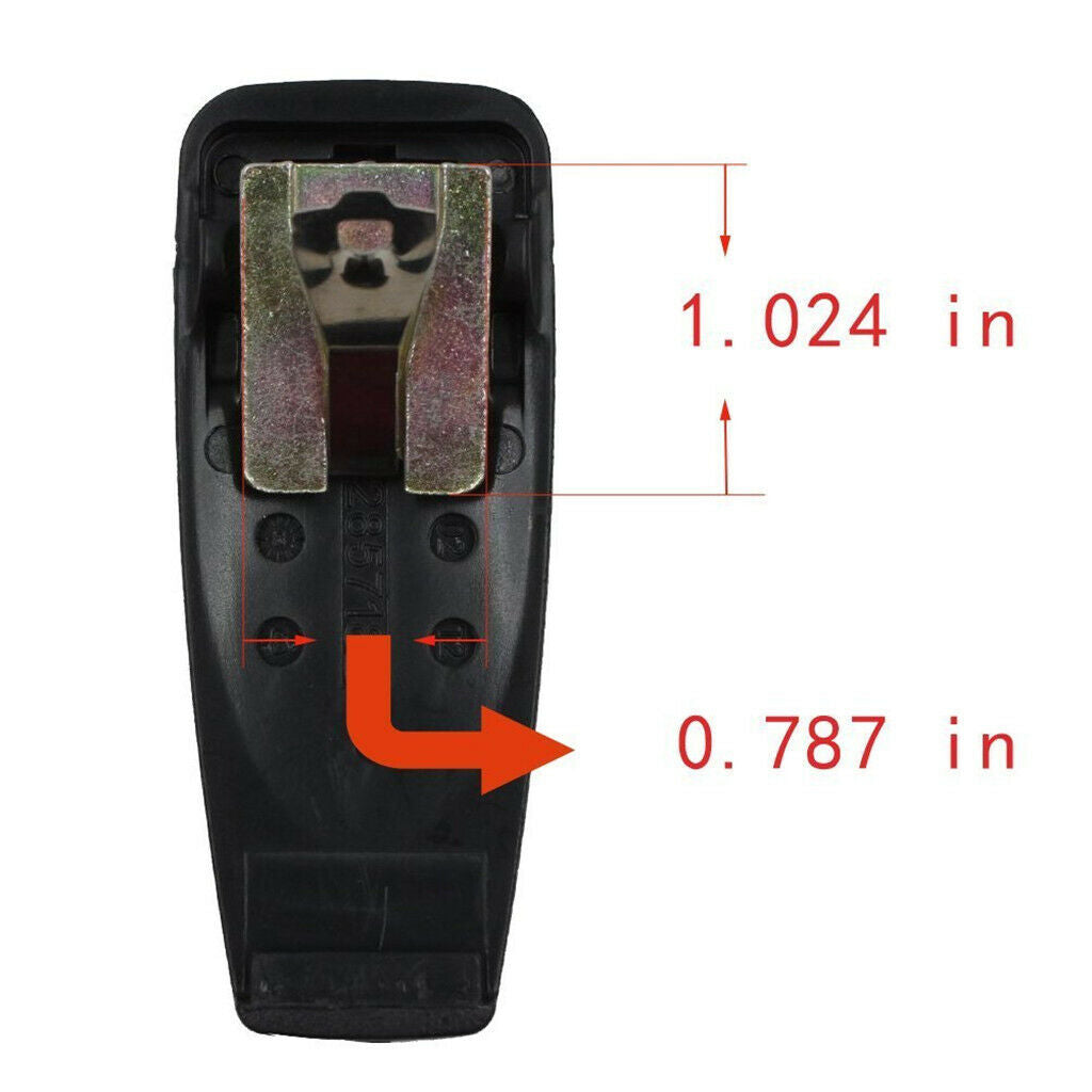 1 Piece Belt Clip Belt Clip Replacement For  Walkie Talkie. Size: 100