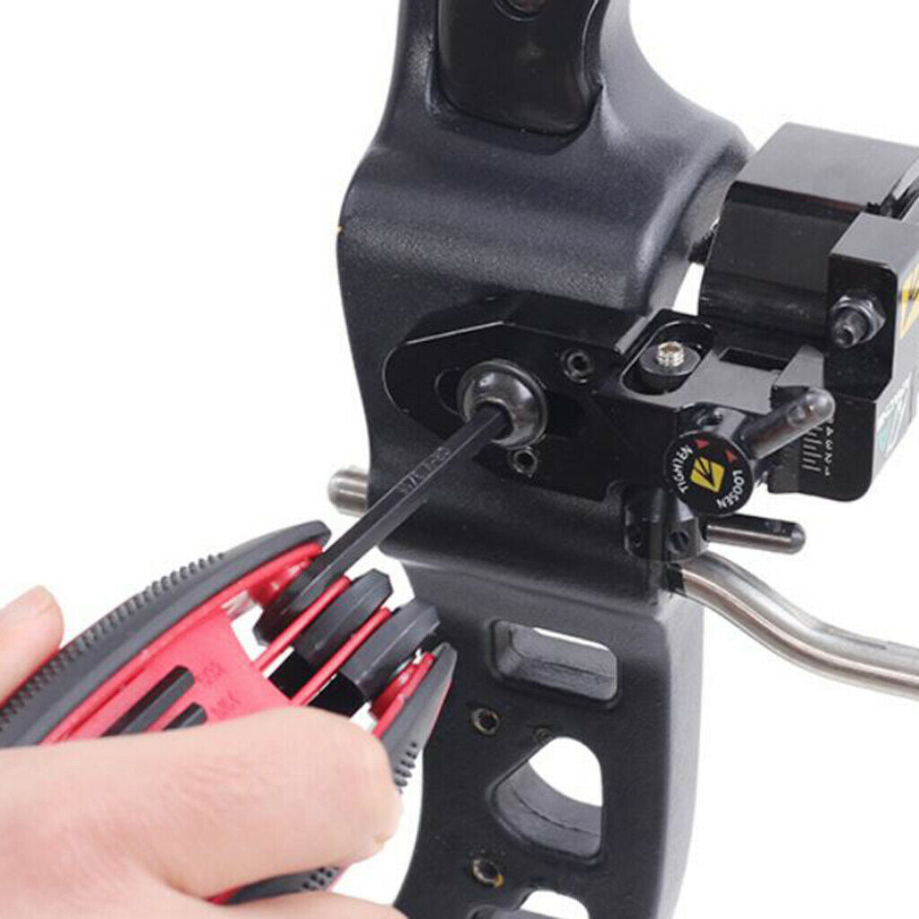 Archery Bow 9 in 1 Hex Wrenches Spanners Tools for Repairing Adjusting Bow
