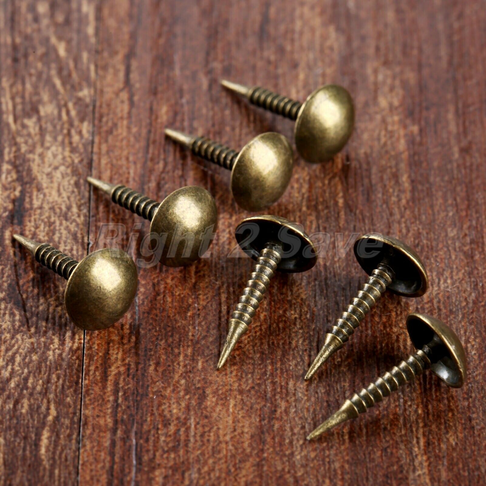 100 x Upholstery Nails Sofa Jewelry Box Iron Tacks Studs Pins Furniture Hardware