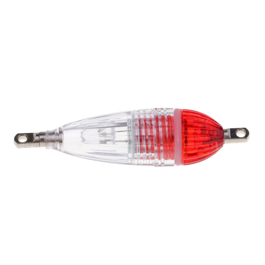 LED Deep Drop Underwater Fishing Squid Lure Light Flashing Red