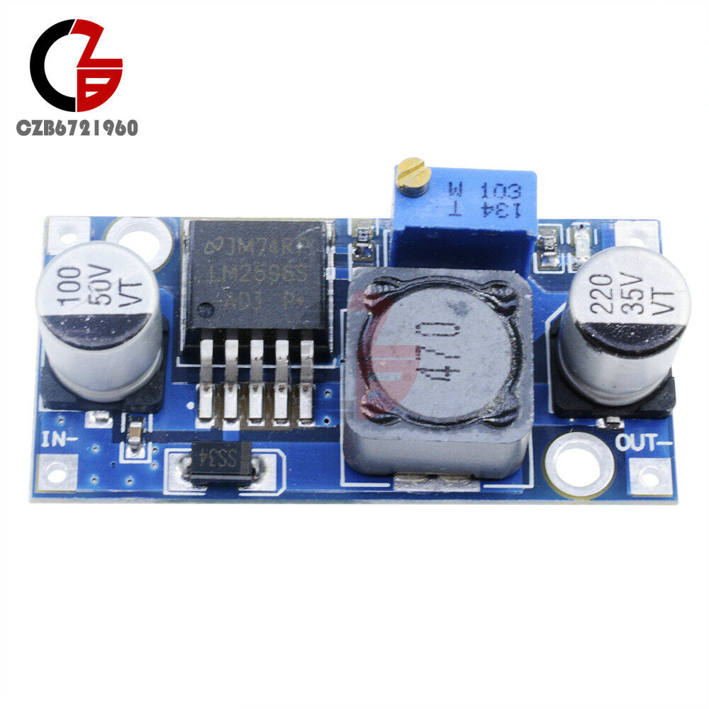 2PCS LM2596 DC-DC buck adjustable step-down Power Supply Converter module