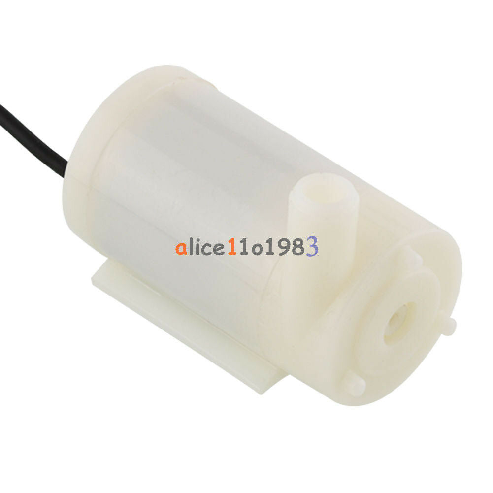 2PCS Ultra-quiet Mini DC 3-6V 120L/H Brushless Motor Submersible Water Pump New
