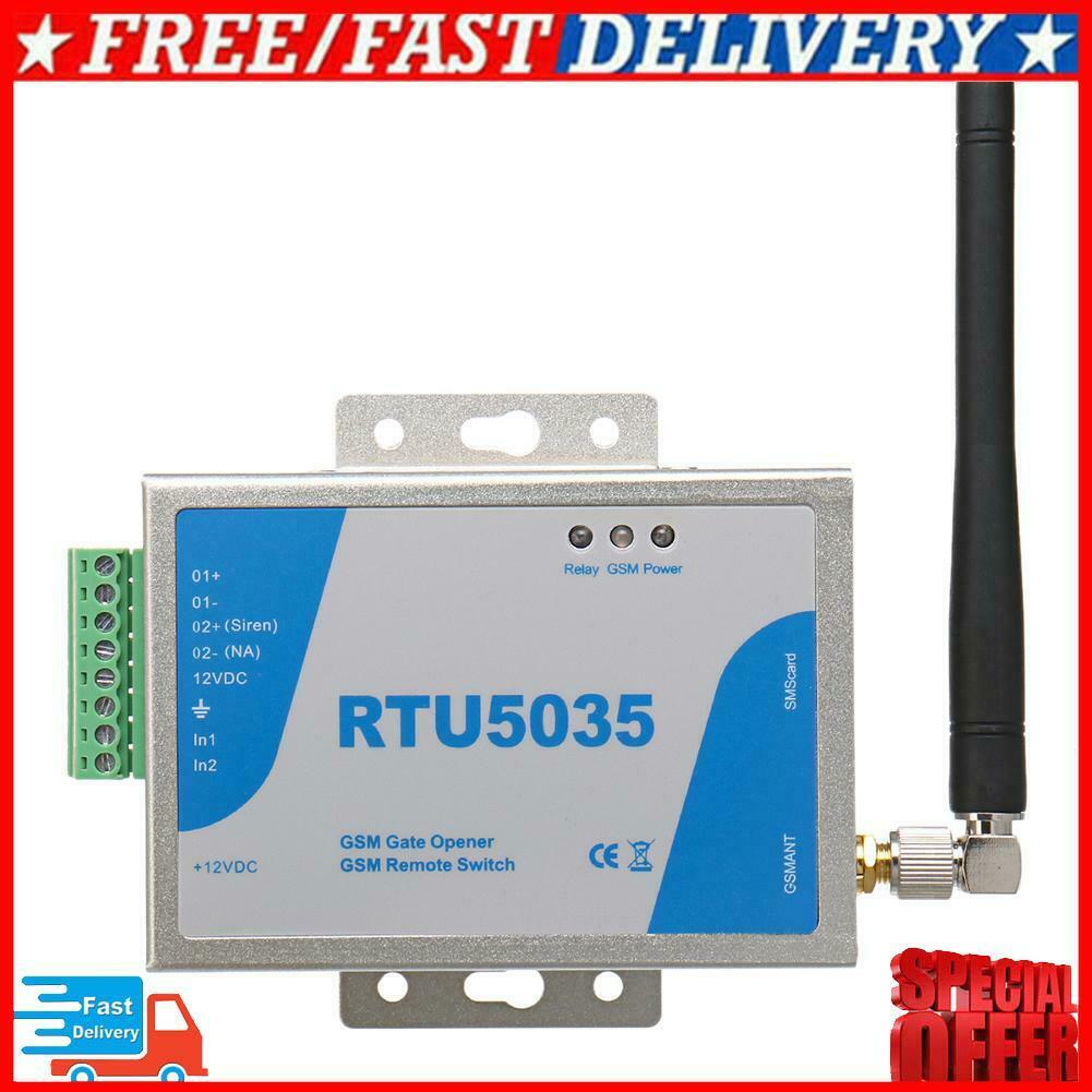 RTU5035 GSM Gate Opener Relay Switch Wireless Remote Control with Antenna