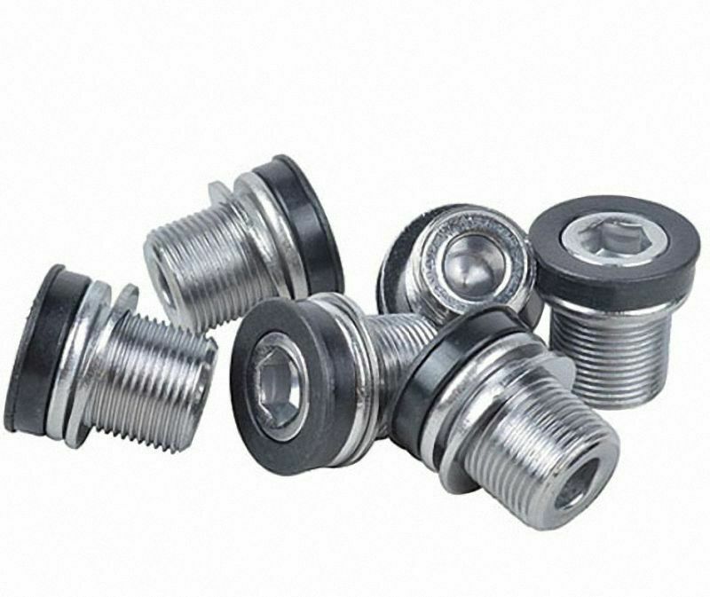 M12 Full Speed Ahead FSA Crank Arm Bolts screw with Caps ISIS Bike Bicycle 2 Pcs