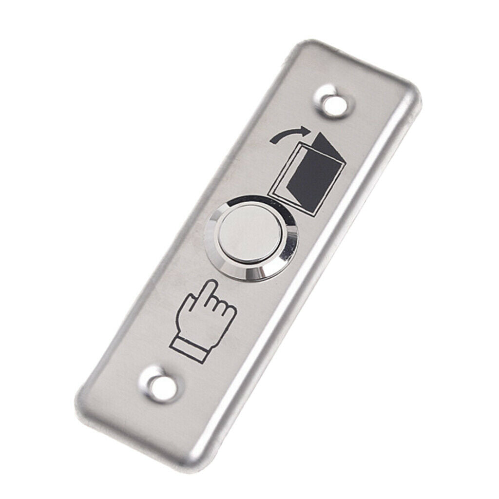 Electric Door Opener Stainless Steel Exit Release Push Button Switch
