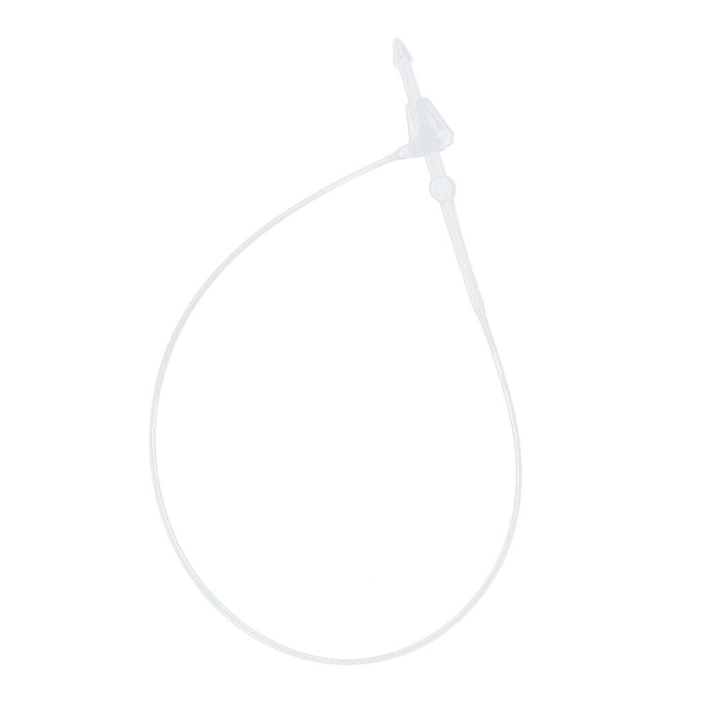 1000 Pieces Clear Hanging Tags String Tagging Supplies 130mm Length