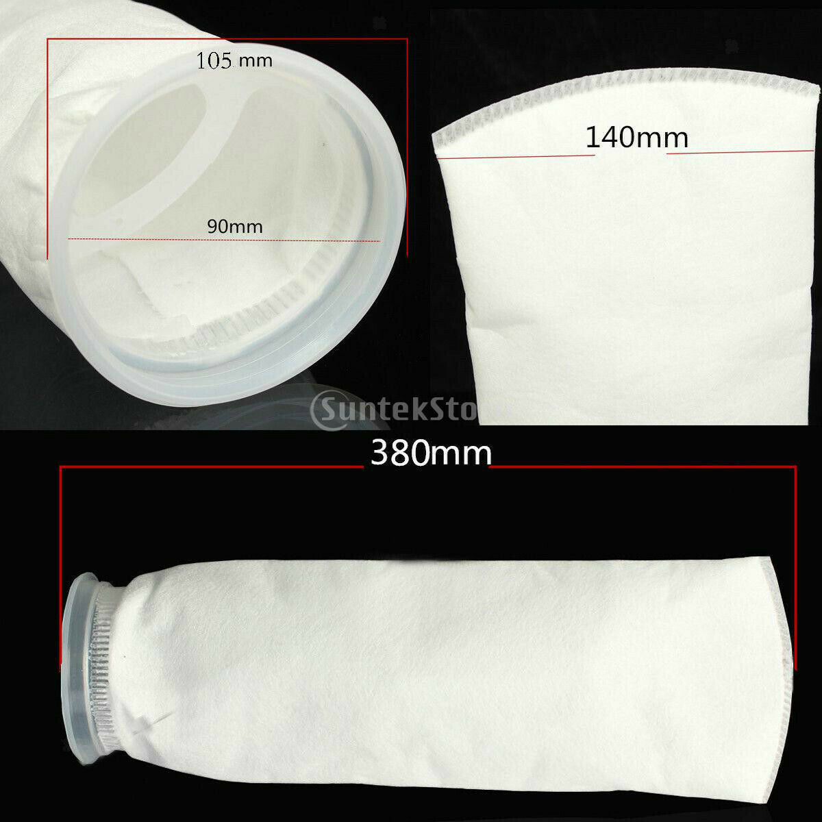 (10x) Filter Socks Felt 200 Micron Sock Aquarium Tank Wet Dry Sump