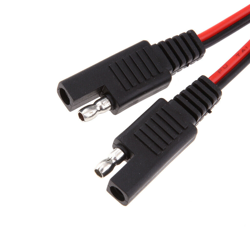 2m Plastic 18AWG DC Harness Charging SAE Connector Extension Cable Adapter