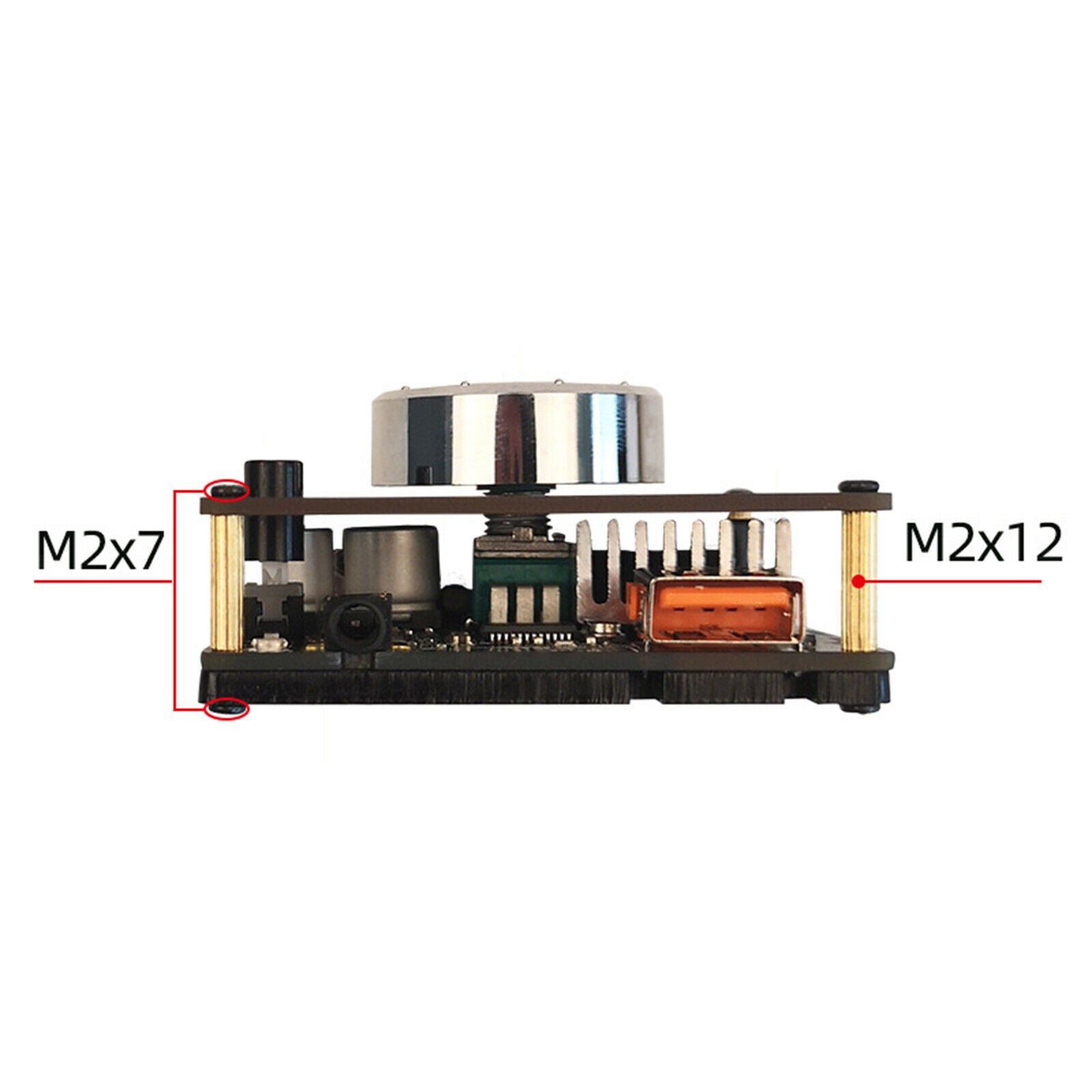Bluetooth Amplifier Board Audio Power Module Dual Channel for Home Speakers