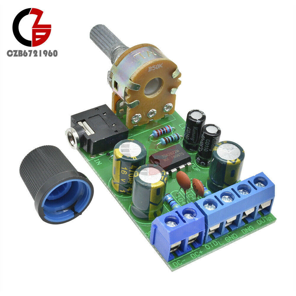 Portable DC 1.8-12V TDA2822M Amplifier 2.0 Channel Stereo Audio Amp Board Module