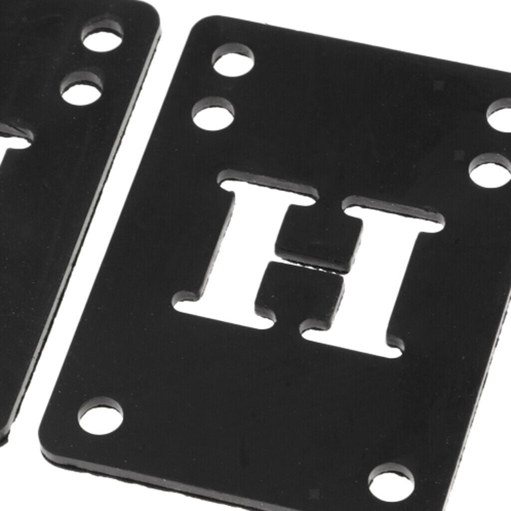 2Pcs Rubber Skateboard Riser Shock Pads 1/8 3mm reduce vibrations and dampen