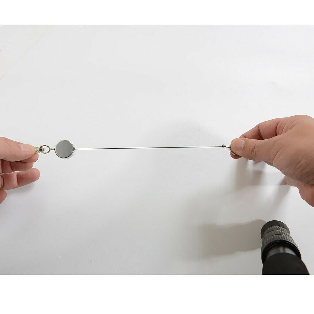 Retractable pull-out key fob with belt buckle and