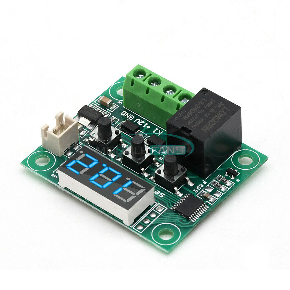 Digital DC 12V W1209 Blue LED Thermostat Temperature Control Switch Sensor