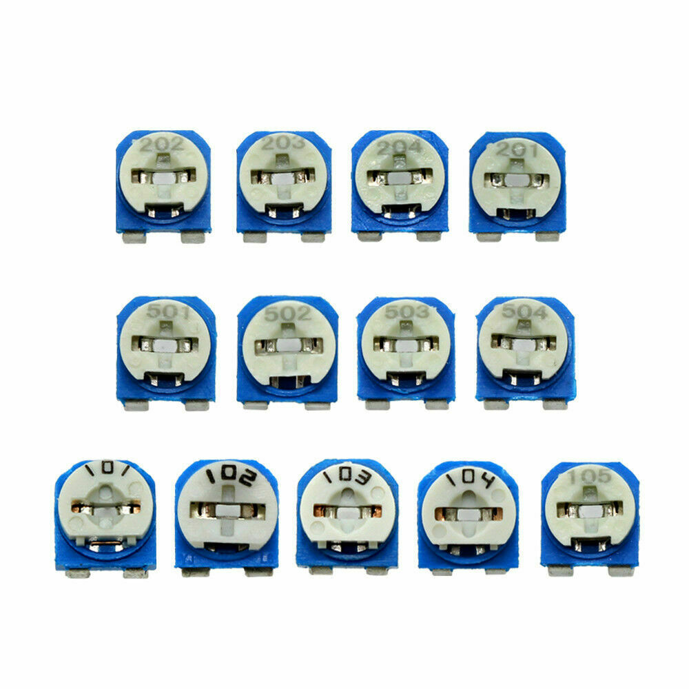 (100Ω–1MΩ) 130pcs 13 Values Variable Resistor Potentiometers Assorted Kit