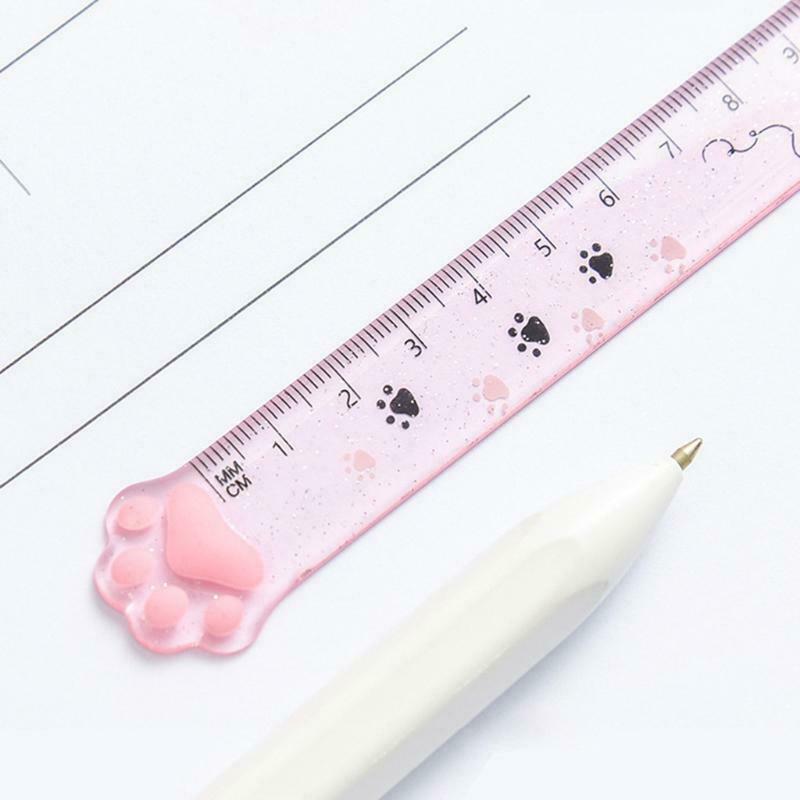 1PC Clear Acrylic Straight Ruler 15cm Clear Ruler Scale Ruler for Students