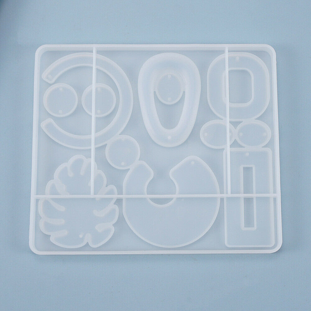 DIY Epoxy Silicone Earring Pendant Jewelry Eardrop Making Casting Mould Craft