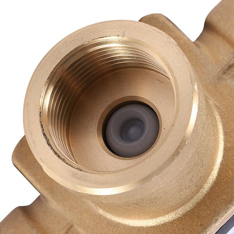 Dn25 Solar Water Heater Valve 3-Way Thermostatic Mixer Valve 1 Inch 3 Way MaleJ7