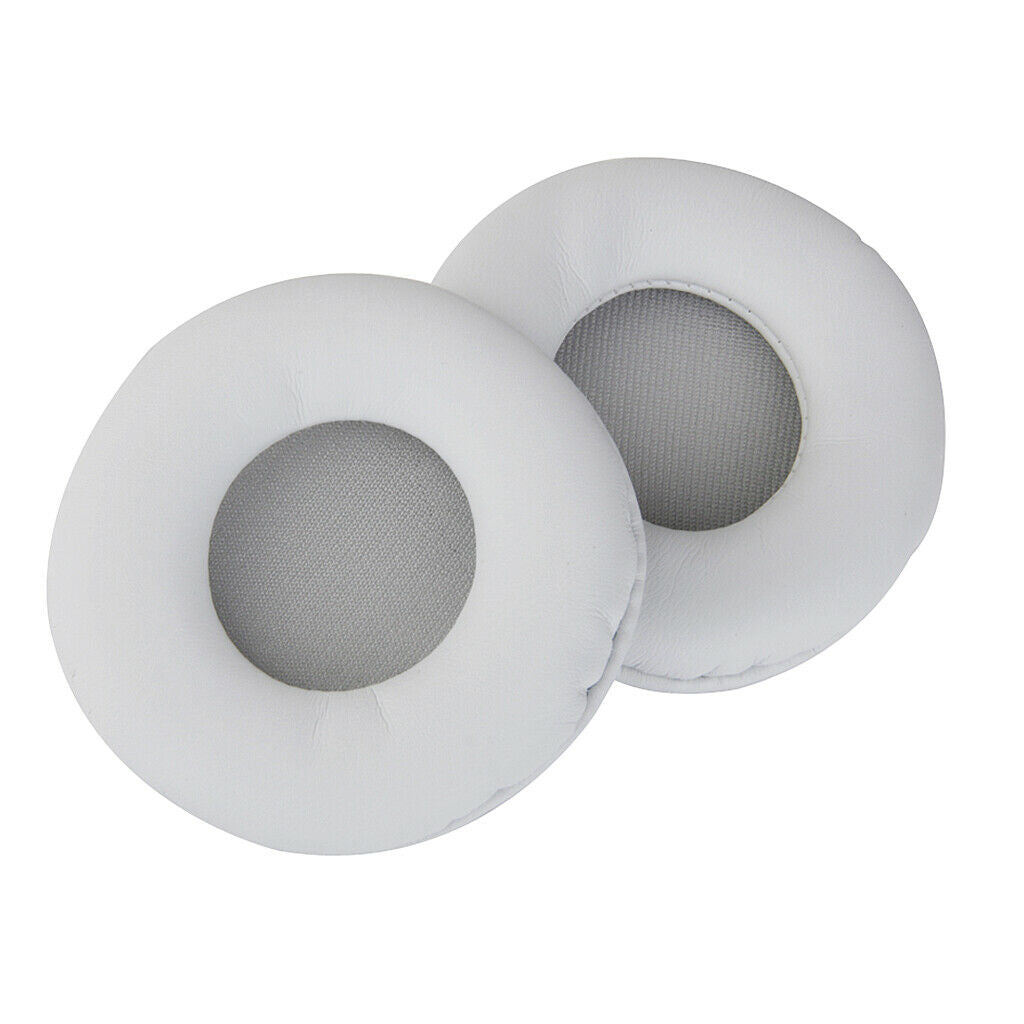 Pair Headphone Replacement Earpad Cushion for   MDR-ZX600 White with Grey