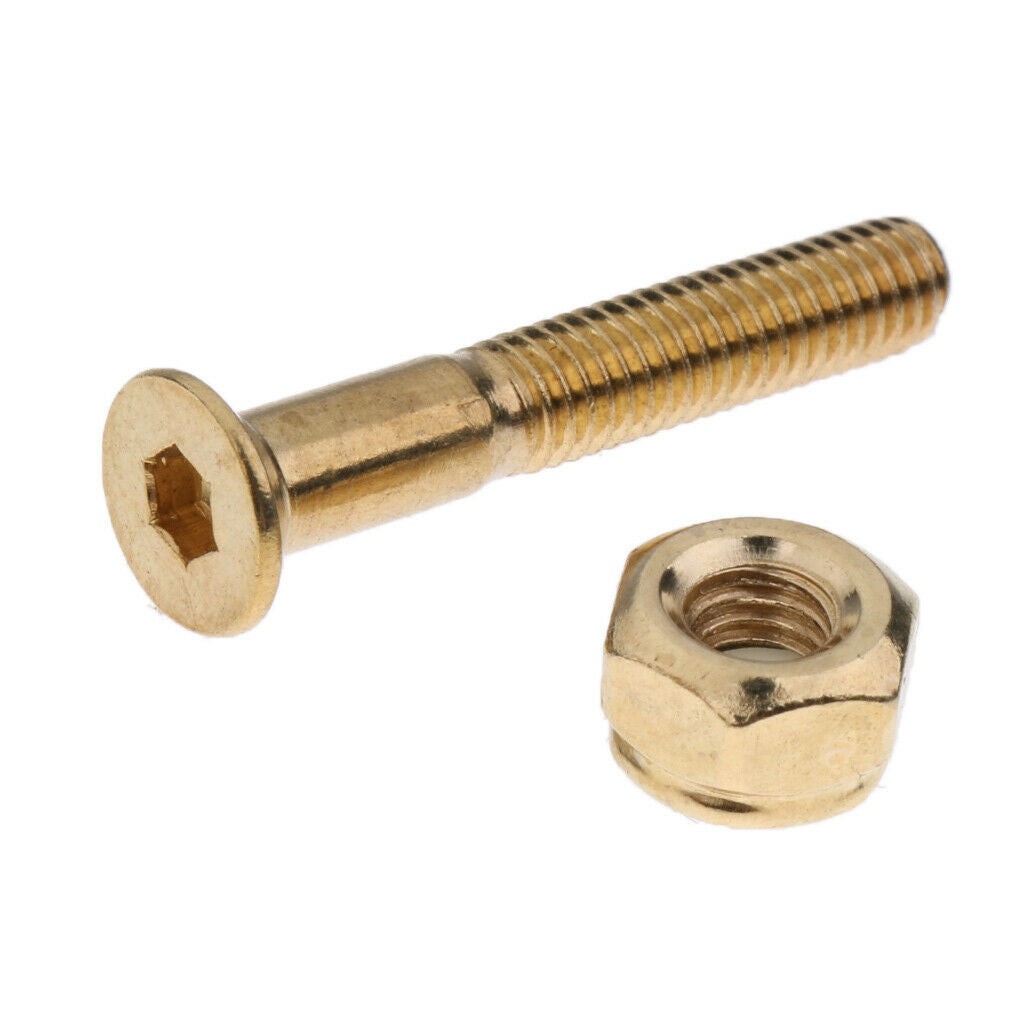 8 Sets 1.1inch Longboard Skateboard Truck Mounting Hardware Screws Bolts Set