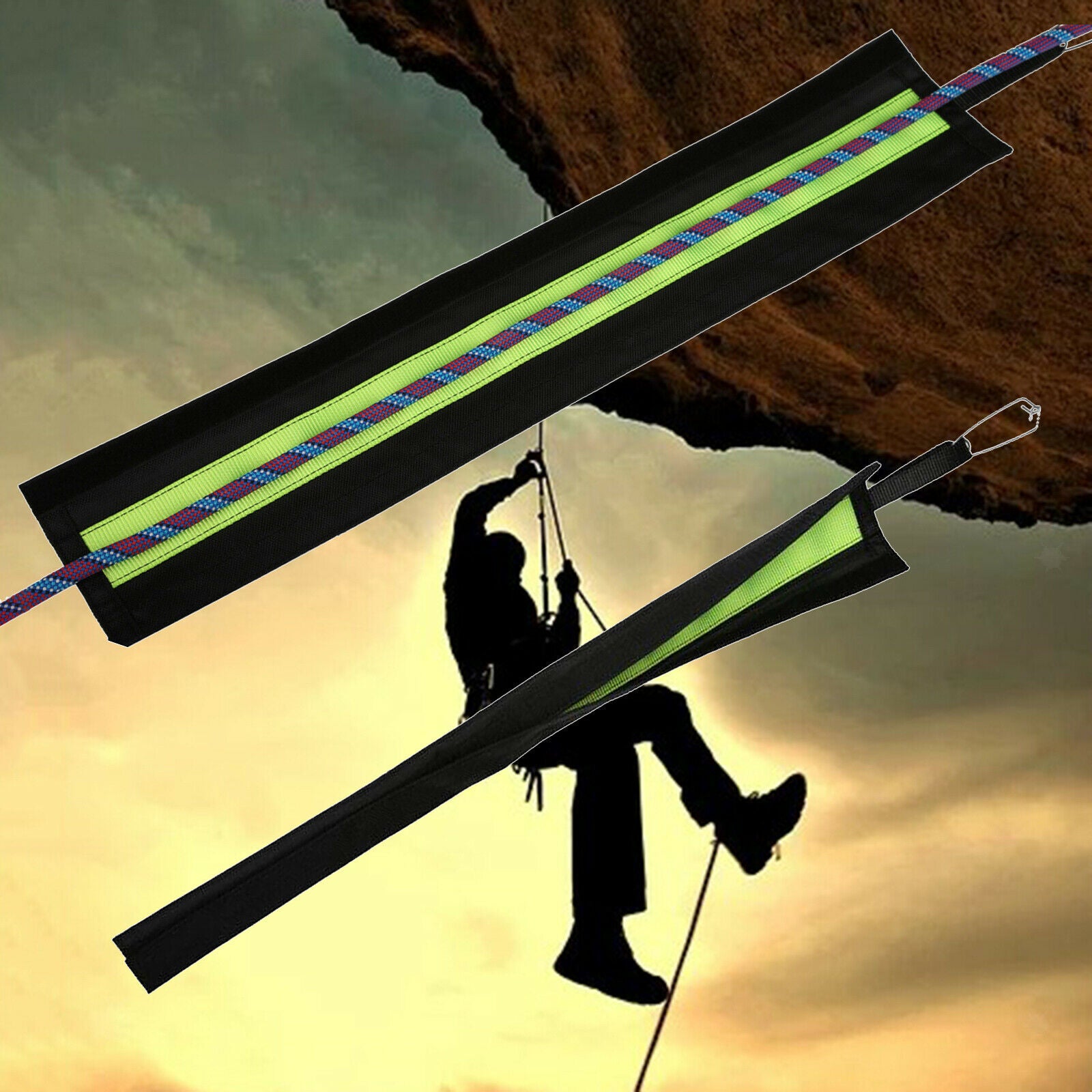 Climbing Rope Protector Protection Sheath for Mountaineering Abseiling