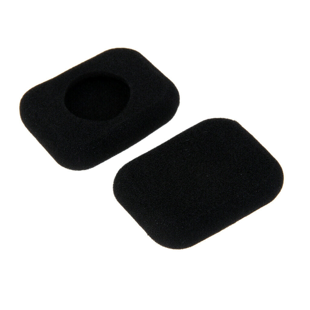 1Pair Black Soft Foam Earpads Ear Pads Replacement for    Headphone