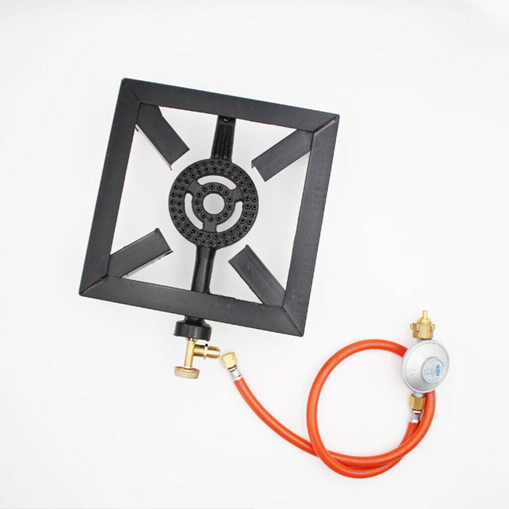 Propane Gas Stove Burner Square Cooker for Camping BBQ Backpacking Cookware