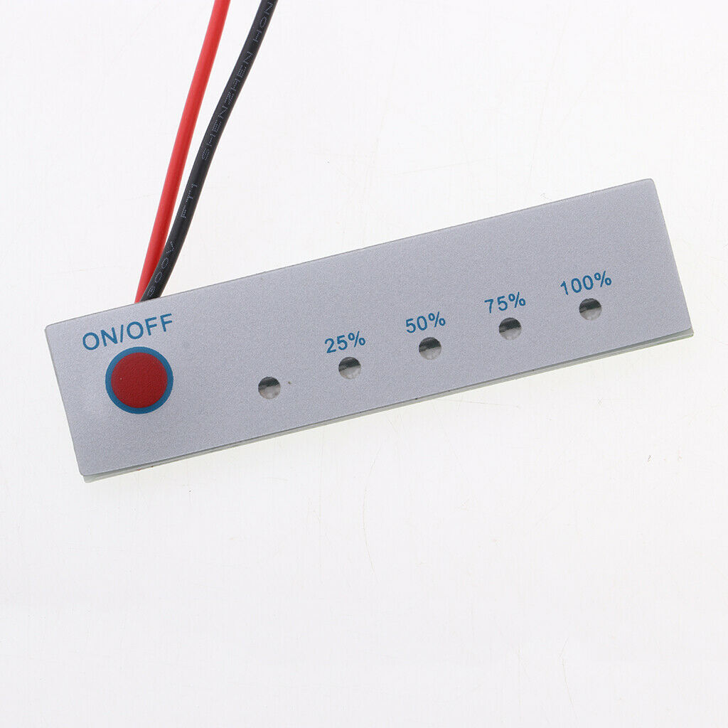 5 Levels  Capacity Digital  Battery Indicator