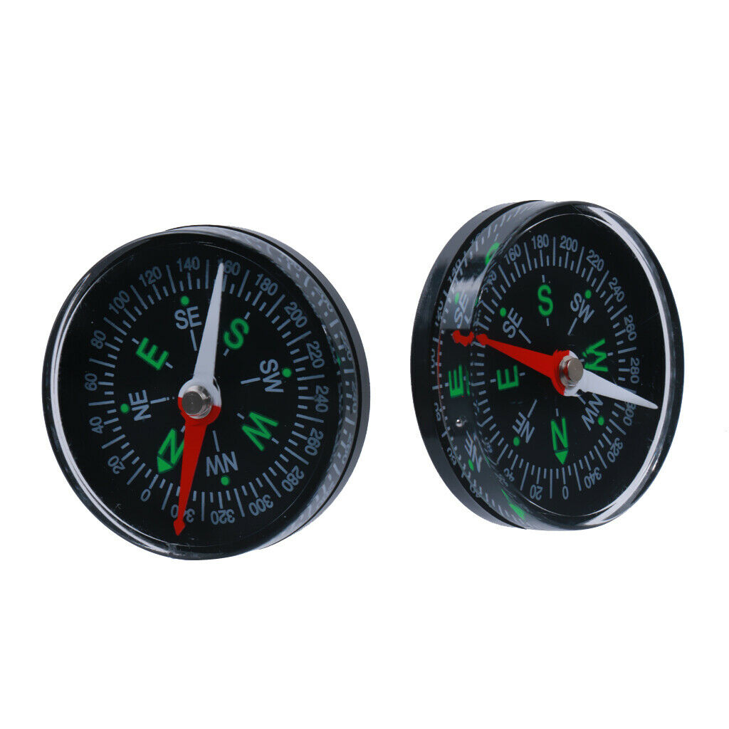 5 Lot Acrylic Compasses Mini Watch Compass Outdoor Sports Set Tools