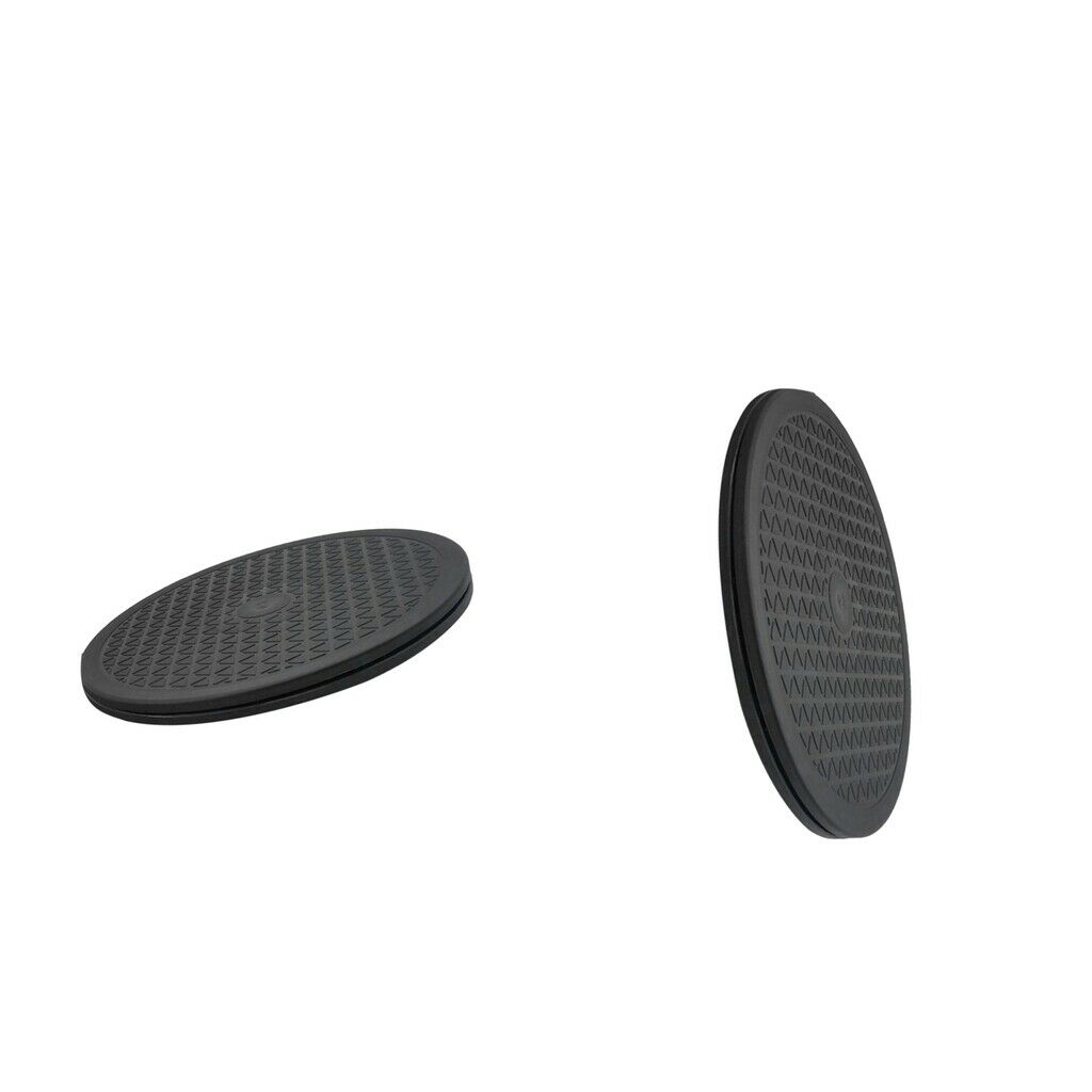 2X 360 DEGREE ROTATING TURN TABLE FOR TV STAND PLATFORM BASE MULTI USE 25CM