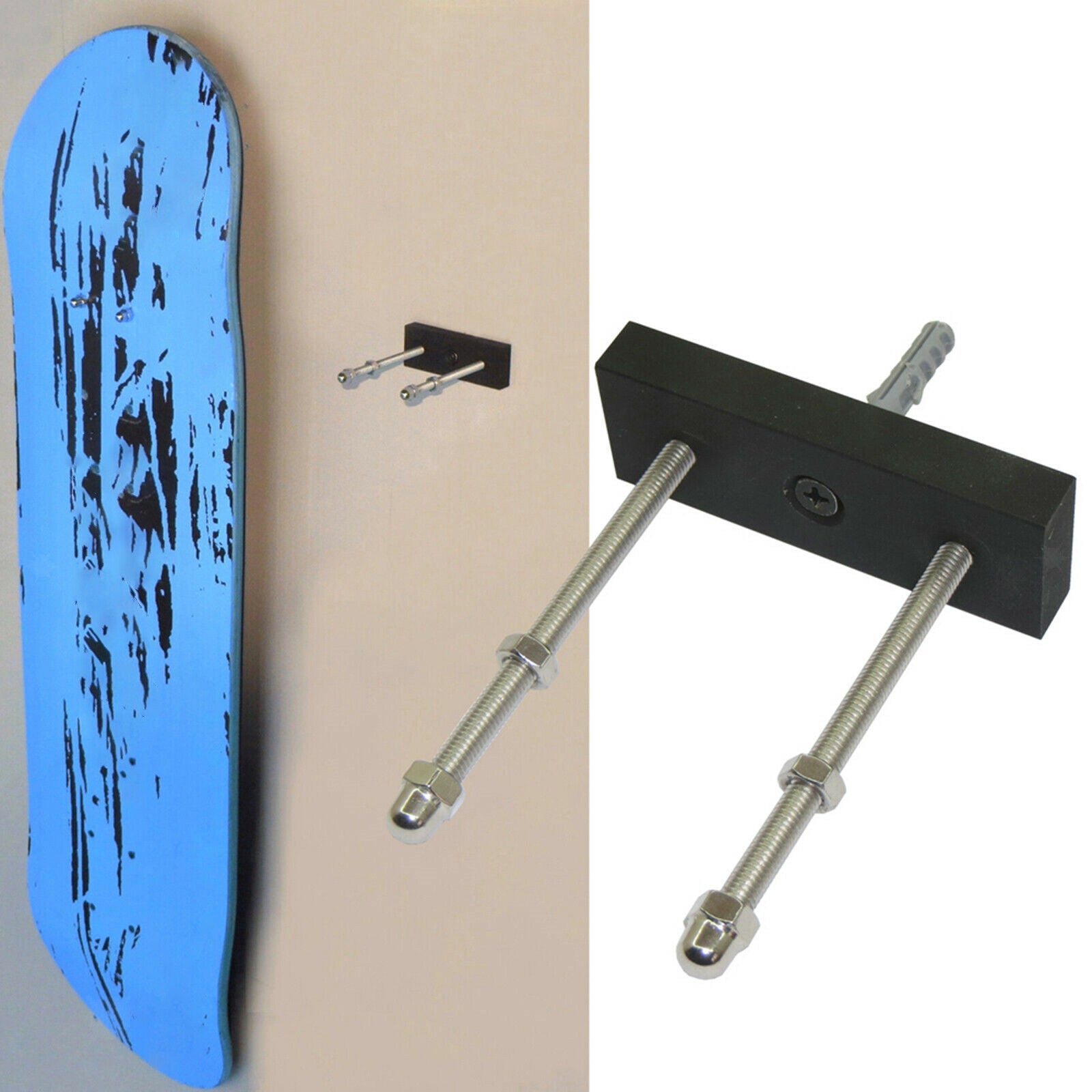 Skateboard Hook Save Space Premium Skateboard Rack Deck Floating Wall