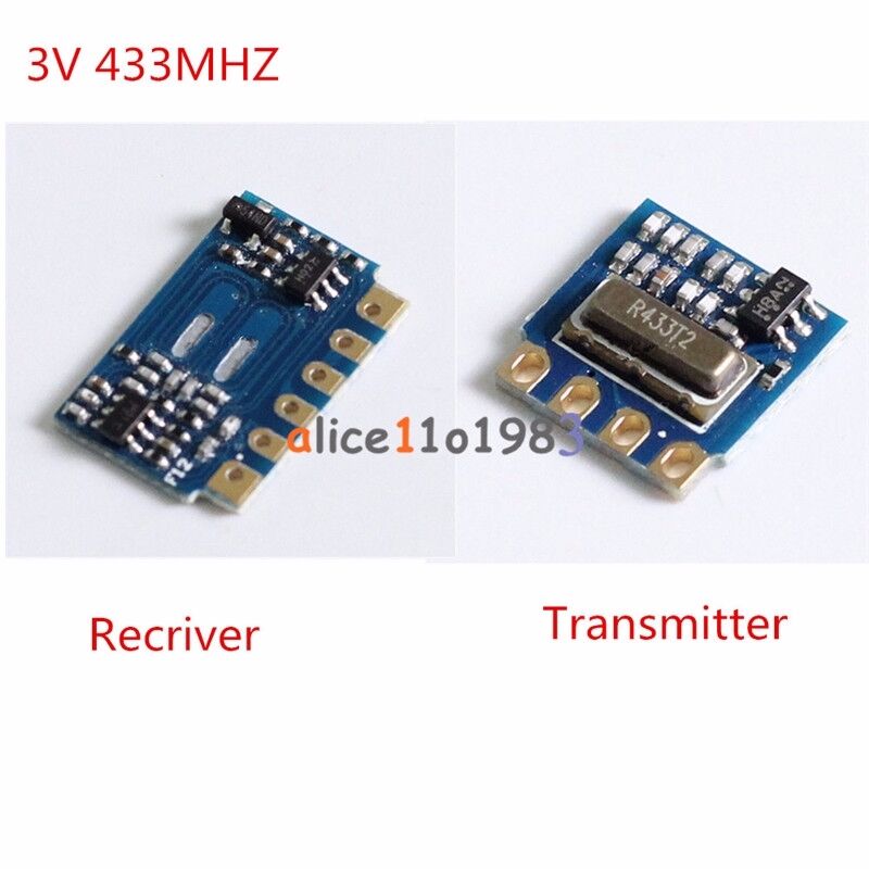433MHz 3V MINI Wireless Transmitter Module+Receiver Module Transceiver